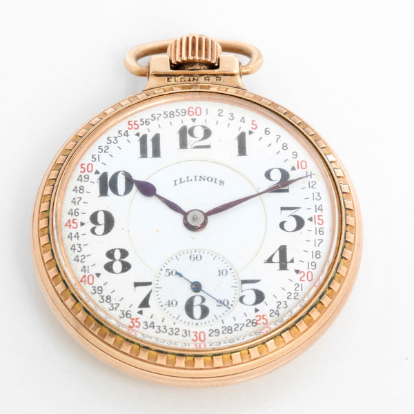 Illinois Railroad Gold Filled  ca. 1923 Railroad Grade Pocket Watch