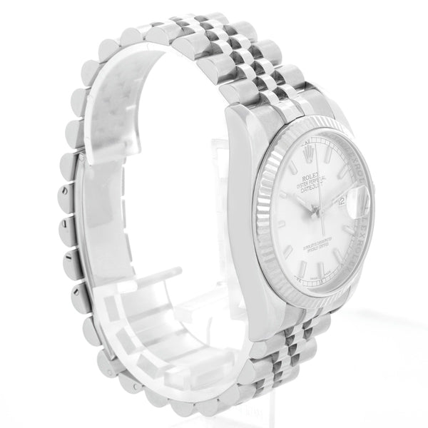 Rolex Datejust Men's Stainless Steel Silver Dial Watch 116234