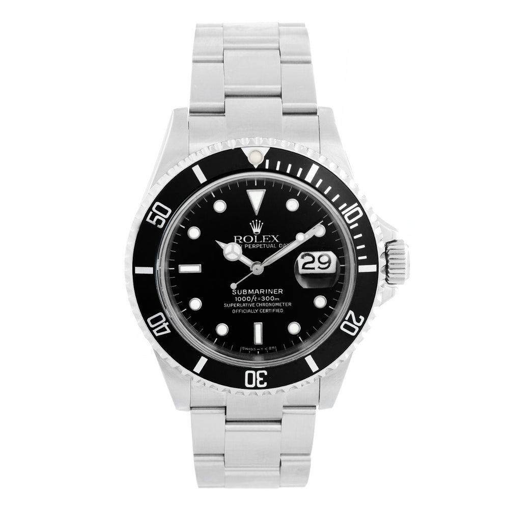 Rolex Submariner 16610 Stainless Steel Men's Watch