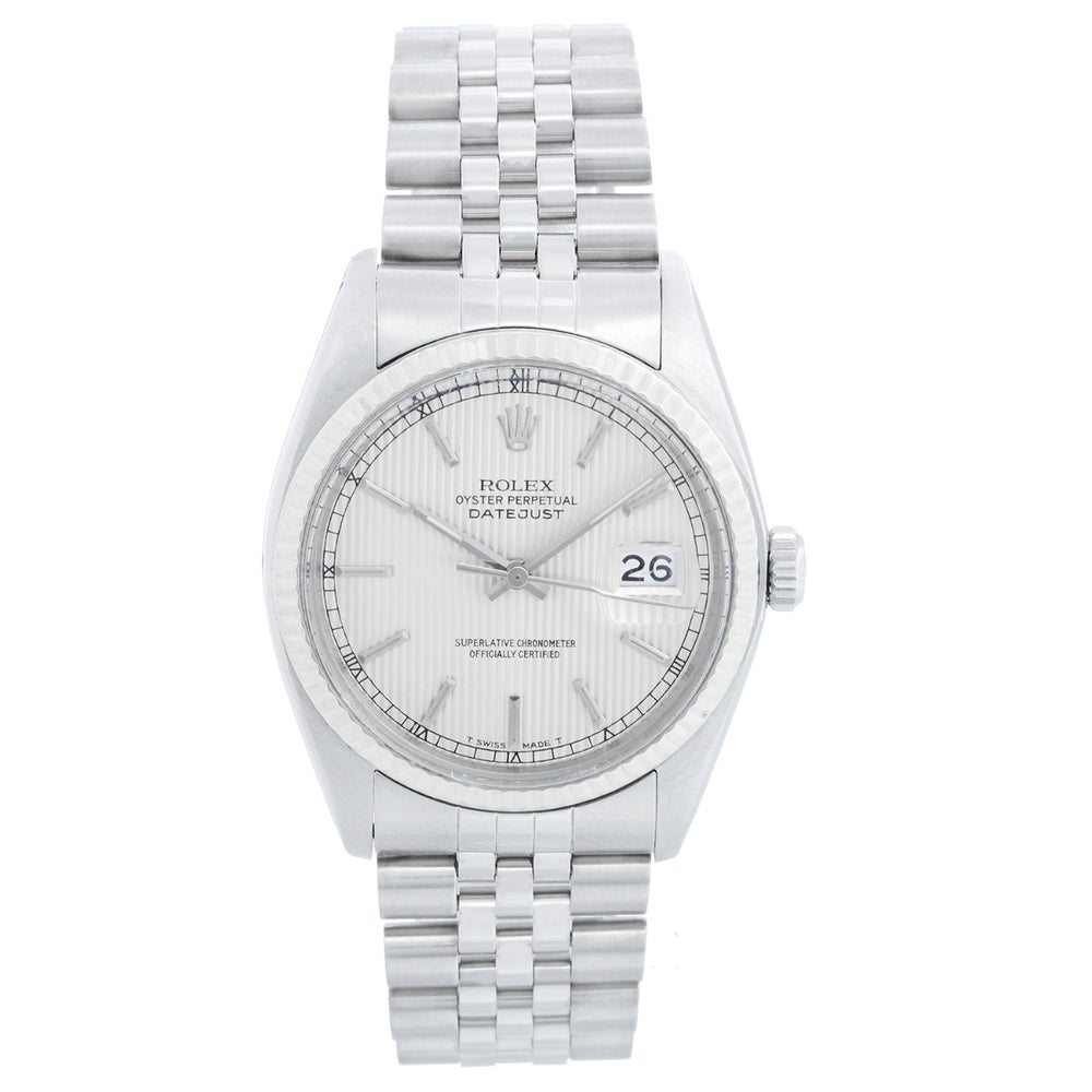 Rolex Datejust Men's Stainless Steel Watch Silver Dial 16014