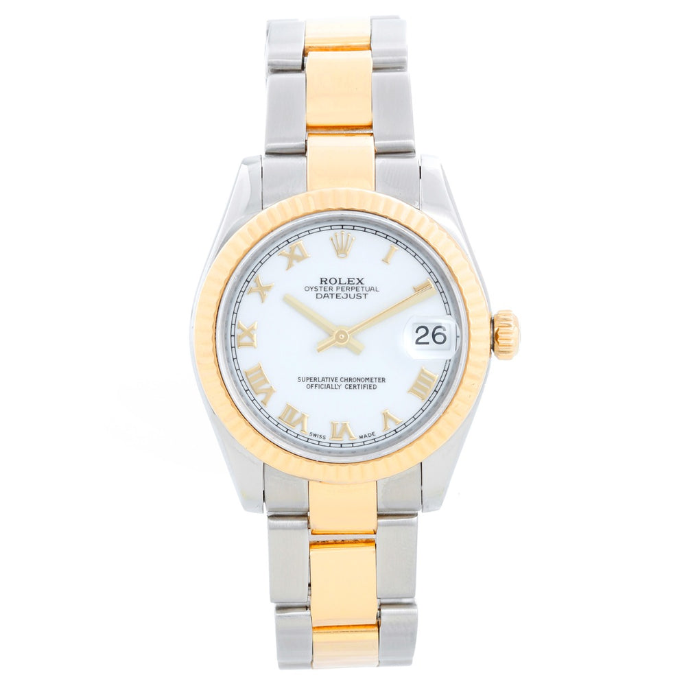 Rolex Datejust Midsize Yellow Gold and Steel Watch 178273