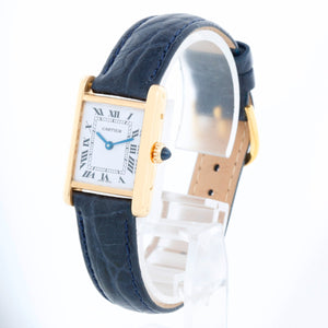 Vintage Ladies 18k Gold Cartier Tank Watch
