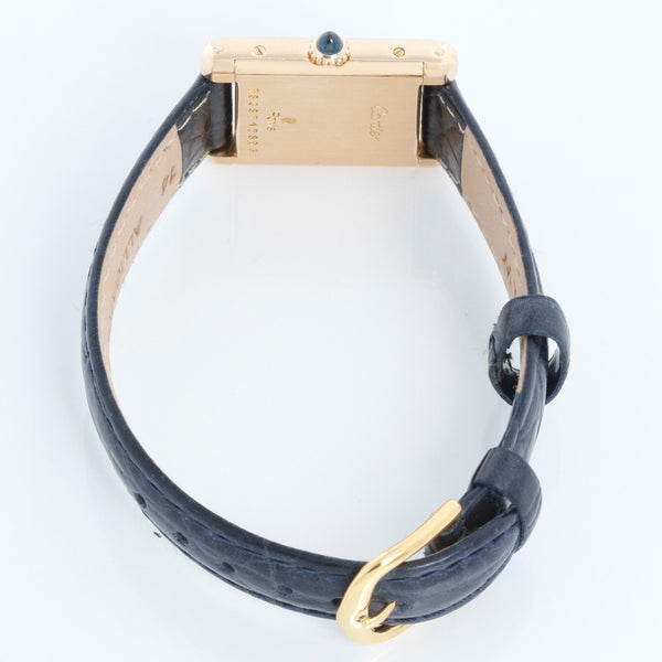 Vintage Ladies 18k Gold Cartier Tank Watch