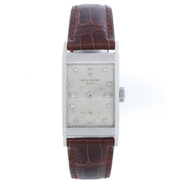 Vintage Patek Philippe & Co. Platinum Watch Ref 2461