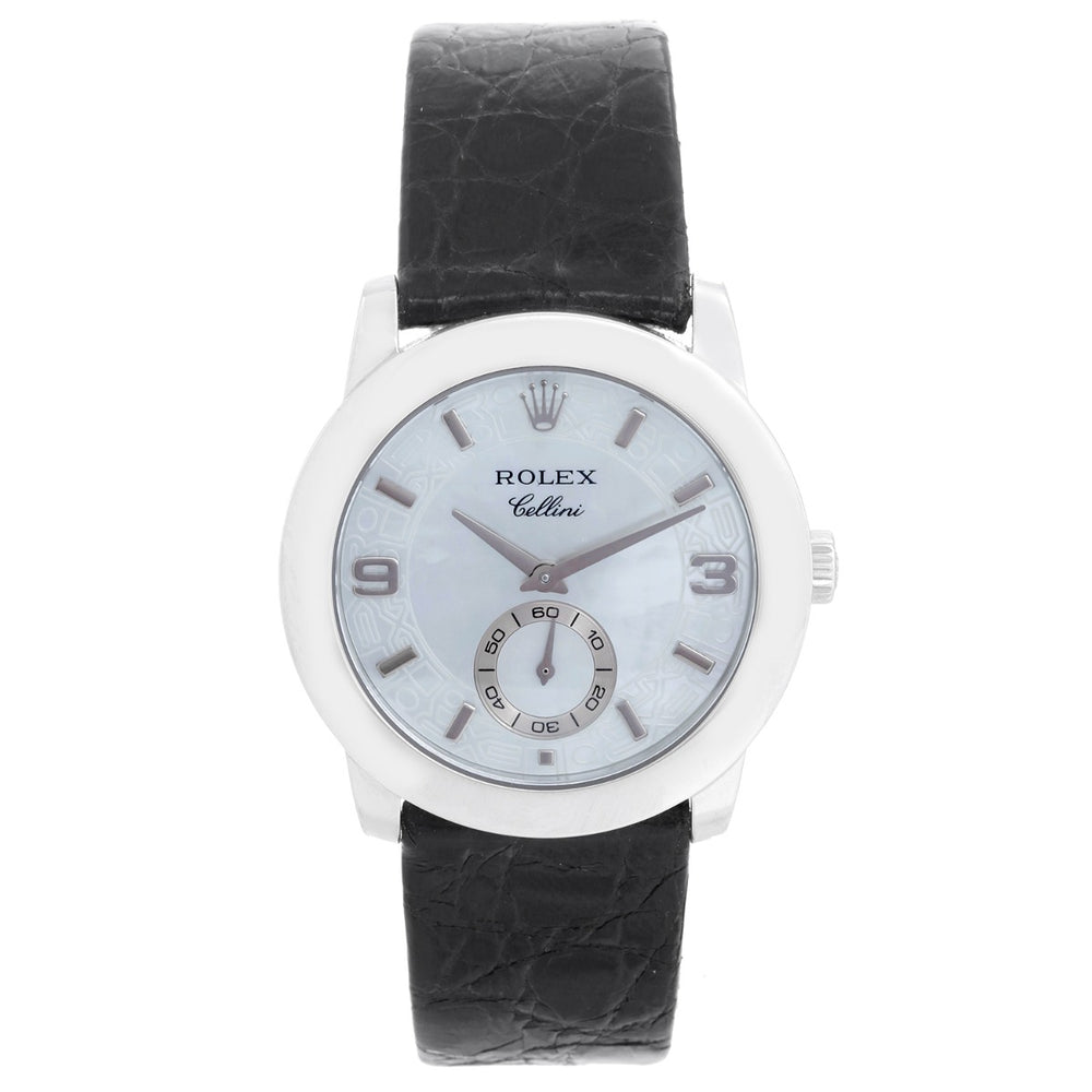 Rolex Cellini Cellinium Platinum Men's Watch 5240/6