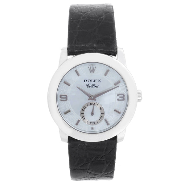 Rolex Cellini Cellinium Platinum Men's Watch 5240/6