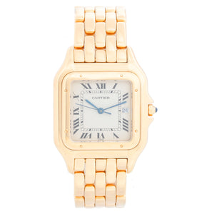 Cartier Jumbo Panther 18k Yellow Gold Men's Quartz Watch with Date