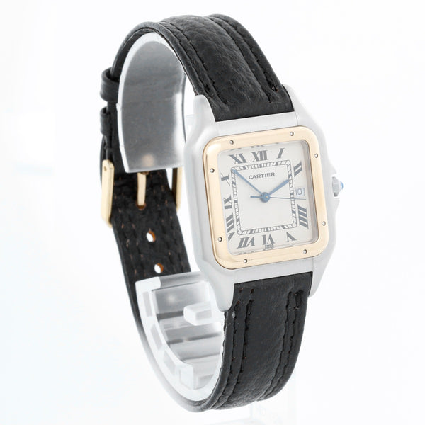Men's Cartier Panther 2-Tone Steel & Gold Watch