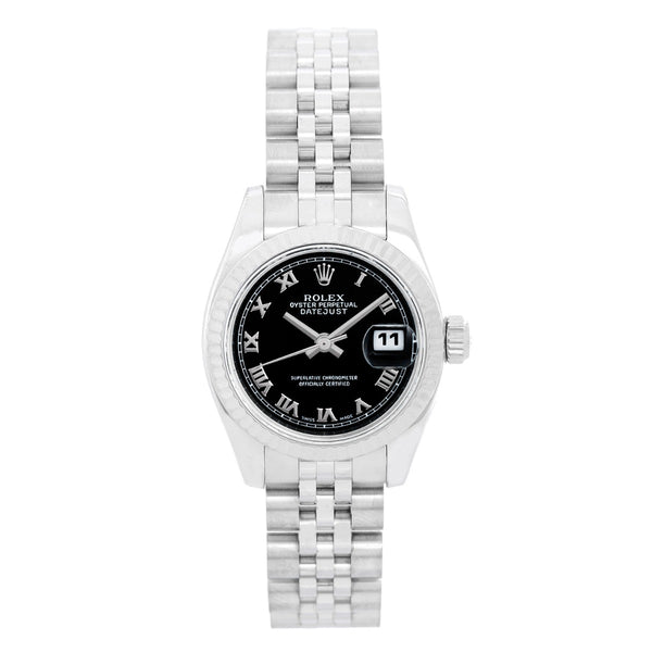 Ladies Rolex Datejust 18k White Gold & Stainless Steel 179174