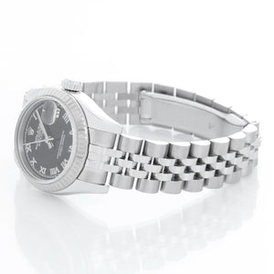 Ladies Rolex Datejust 18k White Gold & Stainless Steel 179174
