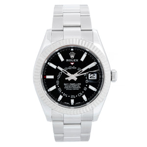 Rolex Sky-Dweller Stainless Steel Black Dial 326934