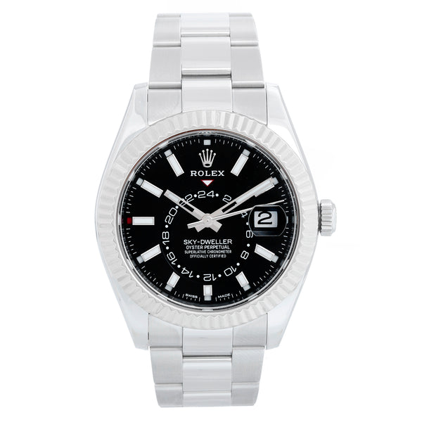 Rolex Sky-Dweller Stainless Steel Black Dial 326934