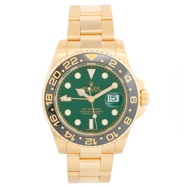 Rolex GMT - Master II 116718 Men's Watch Green Dial