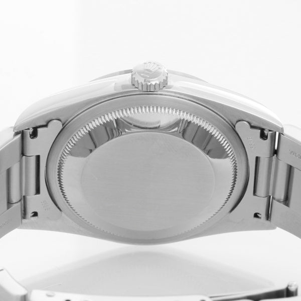 Rolex Datejust Men's Stainless Steel Watch 16200 Black Dial