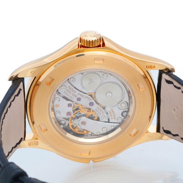Collectible Patek Philippe Travel Time Men's 18k Yellow Gold Watch 5134-J or 5134J