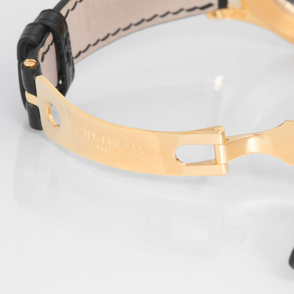 Collectible Patek Philippe Travel Time Men's 18k Yellow Gold Watch 5134-J or 5134J