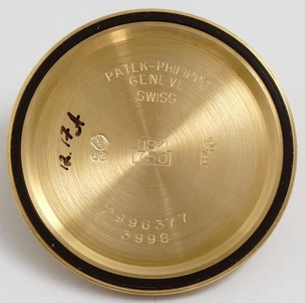 Patek Philippe Calatrava 18K Yellow Gold Ref 3998 Men's Watch