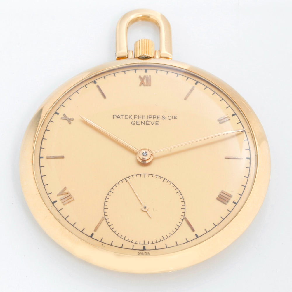 Patek Philippe 18K Yellow Gold Pocket Watch Presentation from Montgomery Ward