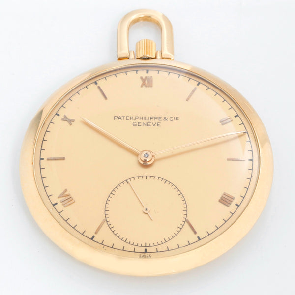 Patek Philippe 18K Yellow Gold Pocket Watch Presentation from Montgomery Ward