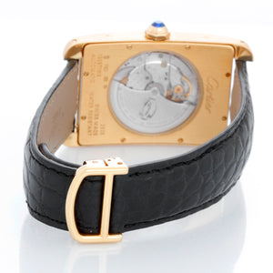 Cartier Tank Americaine 18k Yellow Gold Automatic Mens XL Watch W2609756