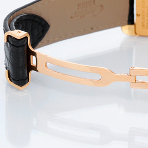 Cartier Tank Americaine 18k Yellow Gold Automatic Mens XL Watch W2609756