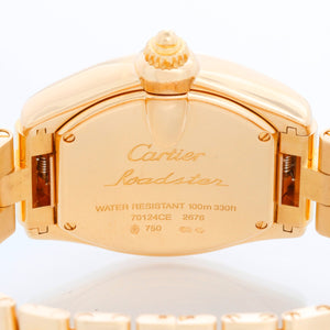 Cartier Ladies Roadster 18k Yellow Gold Quartz W62018V1 2676