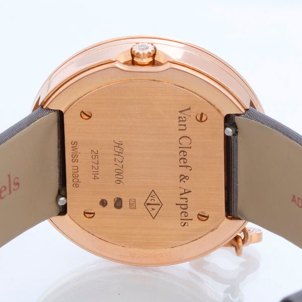 Van Cleef & Arpels Charms 18K Rose Gold Diamond Watch