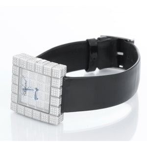 Chopard 18K White Gold Ice Cube Watch 13/6858/8-20