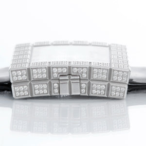Chopard 18K White Gold Ice Cube Watch 13/6858/8-20
