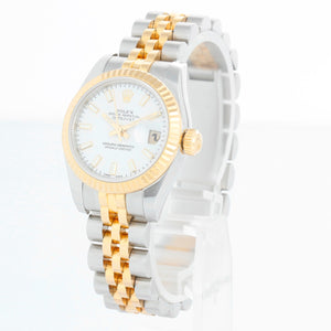 Rolex Datejust Used Ladies Steel & Gold Watch 179173