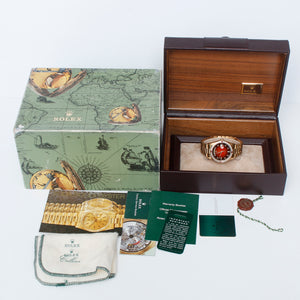 Rolex President Day-Date Men's 18k Yellow Gold Watch Vignette Dial  18378