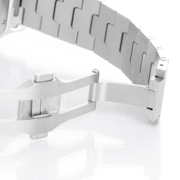 Cartier Santos De Cartier Stainless Steel  Blue Dial  Large Watch WSSA0030 4072