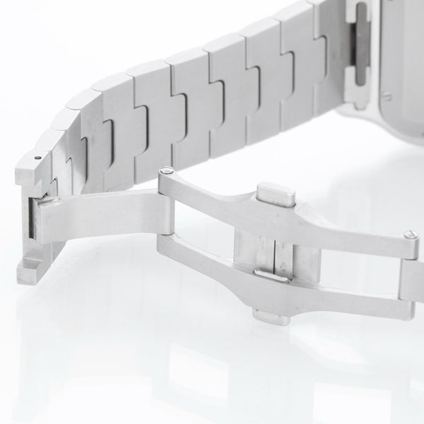 Cartier Santos De Cartier Stainless Steel  Blue Dial  Large Watch WSSA0030 4072