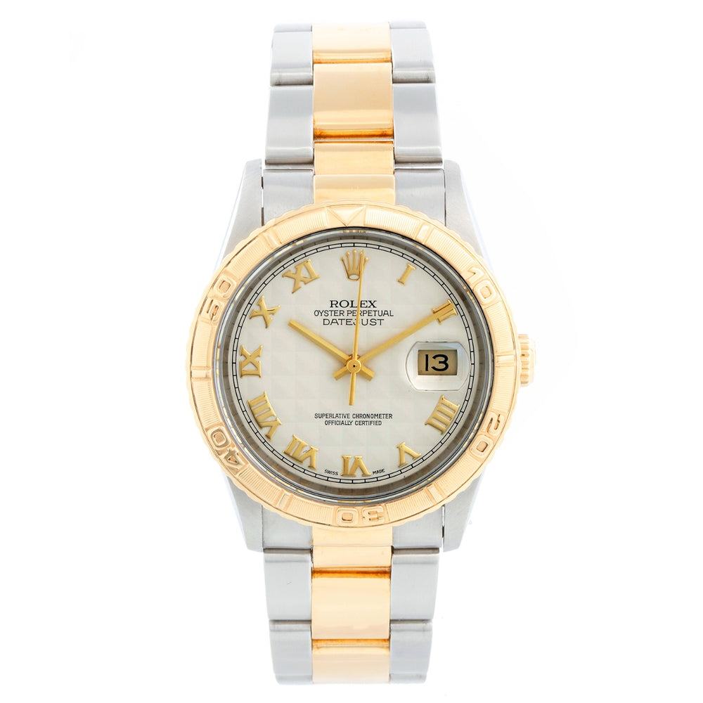 Men's Rolex Turnograph 2-Tone Steel & Gold Watch 16263