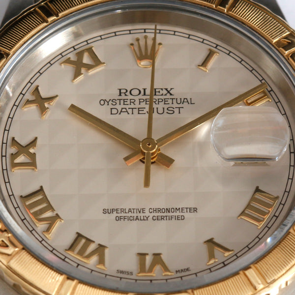 Men's Rolex Turnograph 2-Tone Steel & Gold Watch 16263