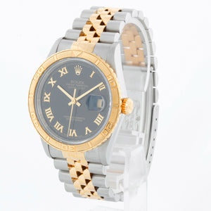 Men's Rolex 16263 Turnograph 2-Tone Steel & Gold Watch