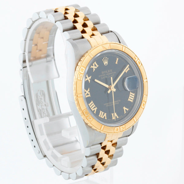 Men's Rolex 16263 Turnograph 2-Tone Steel & Gold Watch