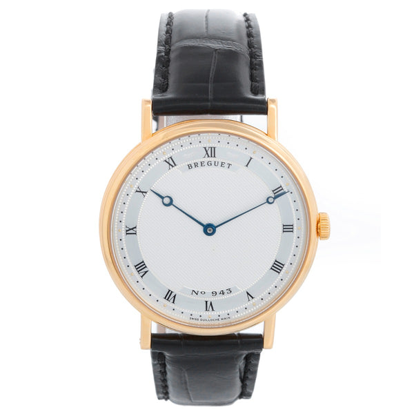 Breguet Classique 18K Yellow Gold Ultra Slim Mens Watch Ref 5157