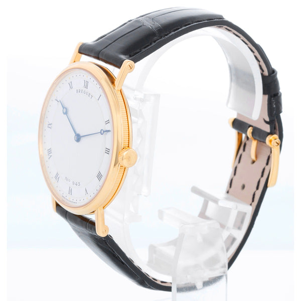 Breguet Classique 18K Yellow Gold Ultra Slim Mens Watch Ref 5157