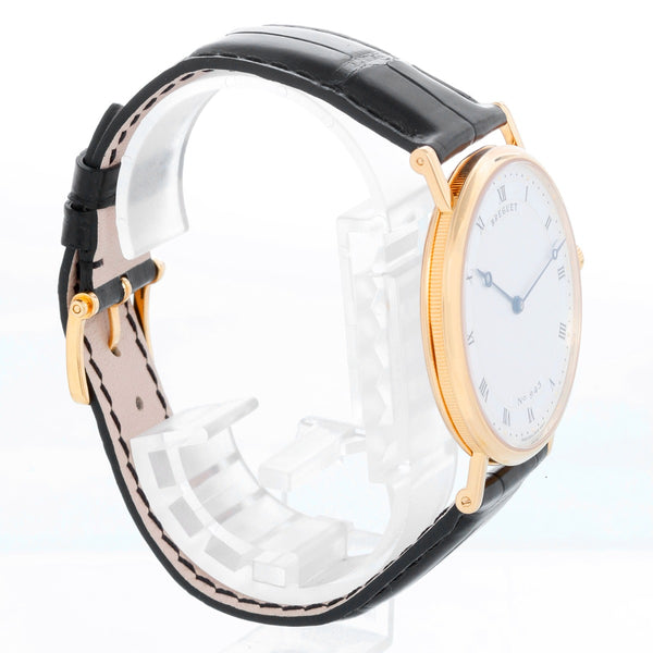 Breguet Classique 18K Yellow Gold Ultra Slim Mens Watch Ref 5157