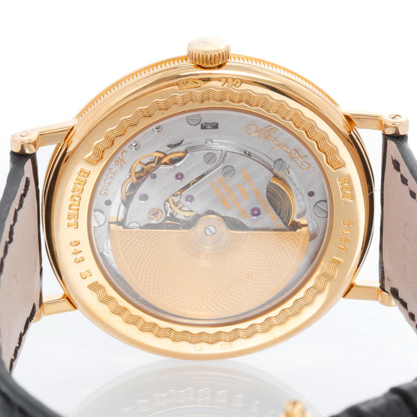 Breguet Classique 18K Yellow Gold Ultra Slim Mens Watch Ref 5157