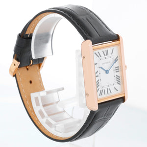Cartier Tank Solo 18k Rose Gold Men's Watch W5200025
