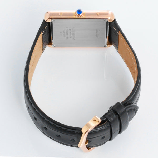 Cartier Tank Solo 18k Rose Gold Men's Watch W5200025