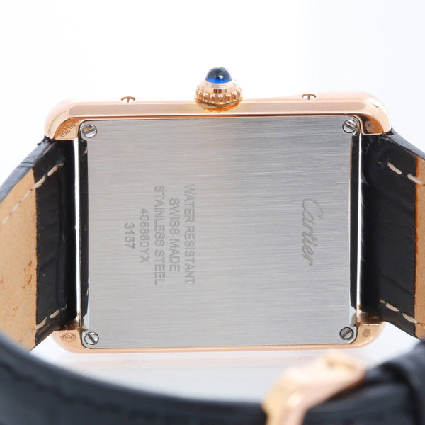 Cartier Tank Solo 18k Rose Gold Men's Watch W5200025
