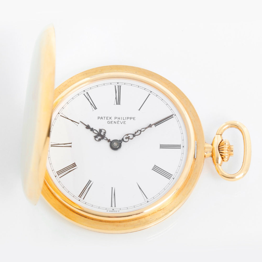Patek Philippe 18K Yellow Gold Hunter Case Pocket Watch Ref 865