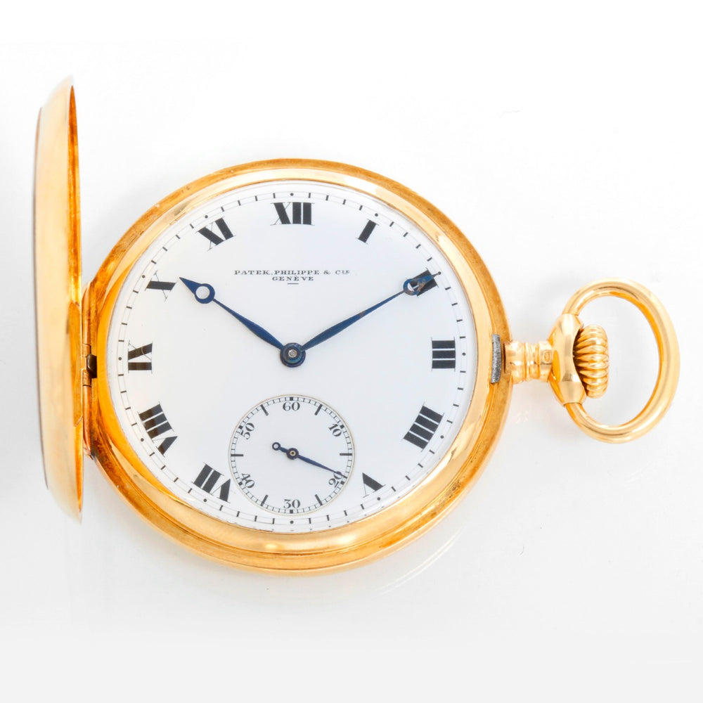 Patek Philippe 18K  Hunting Case Pocket Roman Numerals Watch