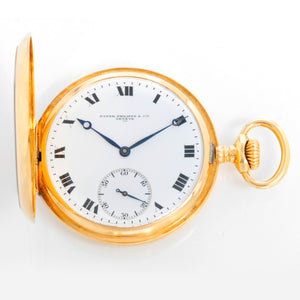 Patek Philippe 18K  Hunting Case Pocket Roman Numerals Watch