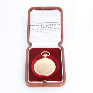 Patek Philippe 18K  Hunting Case Pocket Roman Numerals Watch