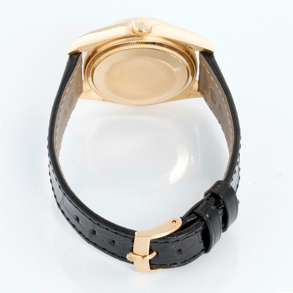 Men's Rolex President Day-Date Watch 18038 Red Vignette Dial