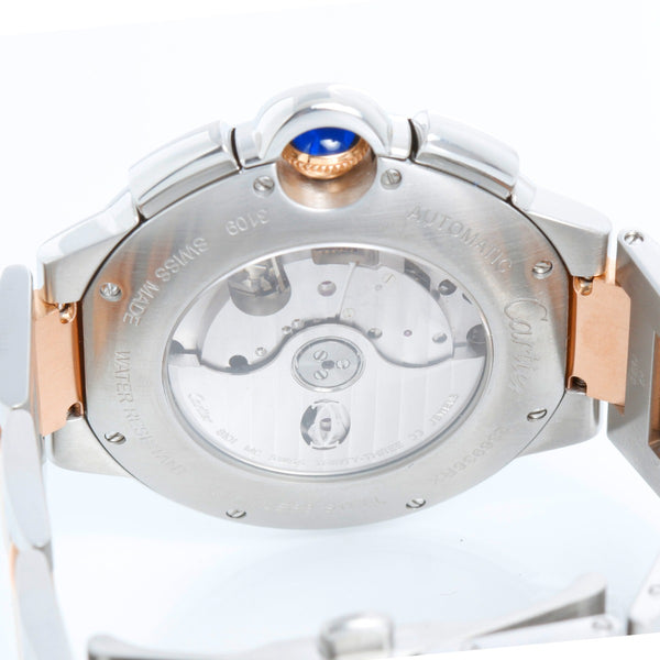 Cartier Ballon Bleu 44mm Stainless Steel & Rose Gold Chronograph W6920063